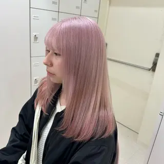 ロング ️🫧 AINE 🫧ハイトーンカラーのヘアスタイル