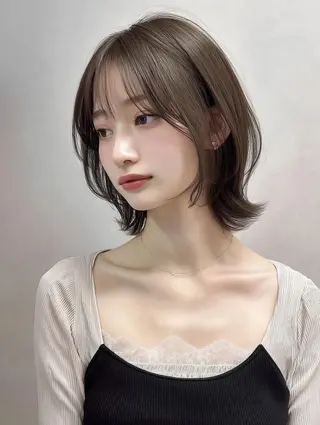 ミディアム カラー レイヤーカット✨ 福井雄登のヘアスタイル