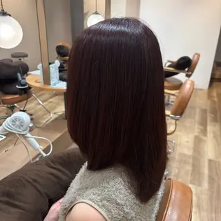 セミロング 小西 七菜子のヘアスタイル