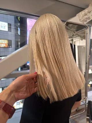 ミディアム カラー 🎀kano /透明感カラー🎀のヘアスタイル