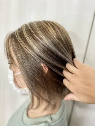 ミディアム カラー ヘアアレンジ 松井 敬太郎のヘアスタイル