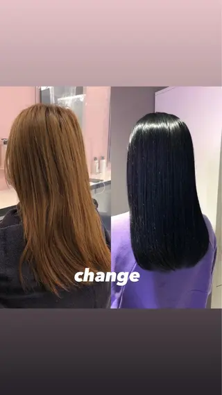 セミロング カラー パーマ ヘアアレンジ メンズ キッズ ネイル マツエク・マツパ KANAMI 🌏のヘアスタイル