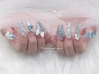 ネイル MoMoA Nail ネイル長さ出し専門店のネイルデザイン