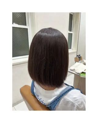 ショート パーマ 艶髪ストレート✨️ ほのか☺︎″のヘアスタイル