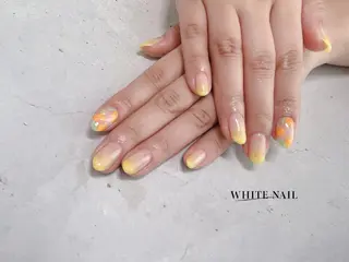 ネイル WHITE NAIL ホワイトネイルのネイルデザイン