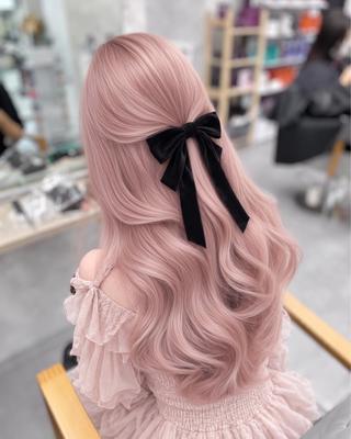 セミロング カラー ハイトーン特化💍 NØRN💍韓国のヘアスタイル