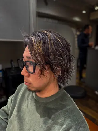 ミディアム パーマ メンズ Daichi /メンズ専門のヘアスタイル