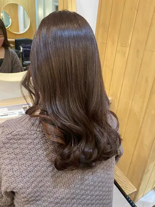 セミロング カラー 美髪/透明感カラー reikoのヘアスタイル