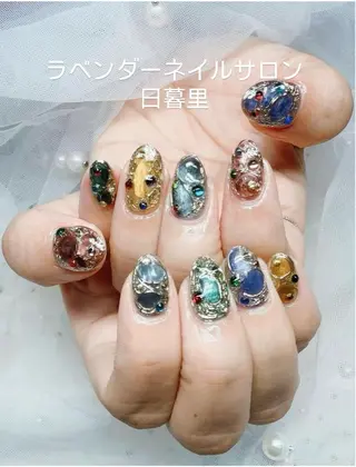 ネイル ラベンダー💖日暮里 ルル💖ネイルのネイルデザイン