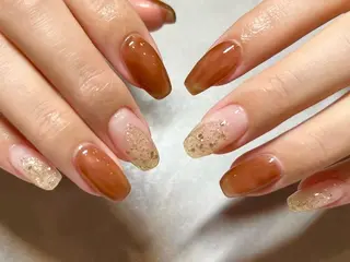 ネイル 🫧ちゅるん/韓国 Ayano𓈒🎀のネイルデザイン