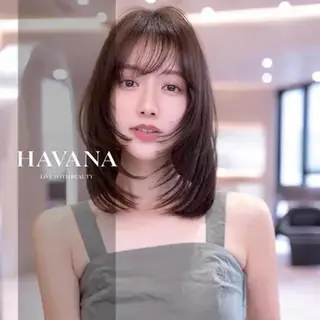 ミディアム カラー 御木 信介のヘアスタイル