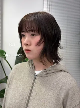 ショート ワンホン/韓国ヘア 🖤櫻木李紗のヘアスタイル