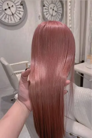 ロング カラー 西安 優香のヘアスタイル