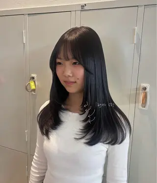 セミロング よこやま かりん🎵のヘアスタイル