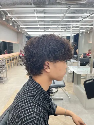 ショート パーマ メンズ SENTA✨メンズ パーマ✨fifth栄のヘアスタイル