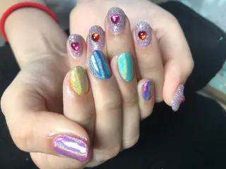 ネイル Mana ·͜· ❤︎のネイルデザイン