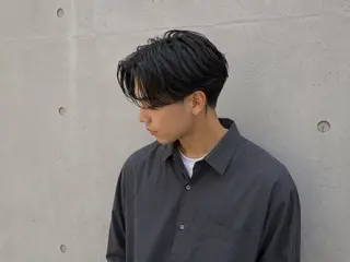 ショート パーマ メンズ 川﨑 大暉のヘアスタイル
