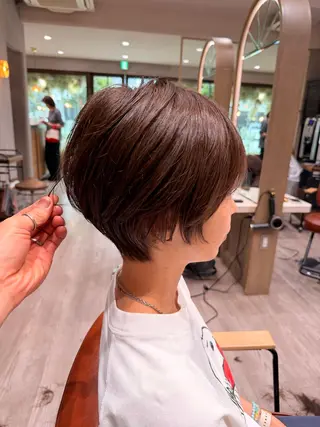 ショート ショート/ボブ アンドウ☺︎のヘアスタイル