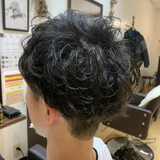 ショート パーマ サトウ シューイチのヘアスタイル