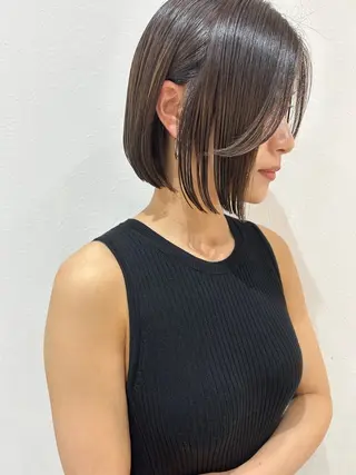 ショート パーマ -福岡博多筑紫口- 大津成美のヘアスタイル