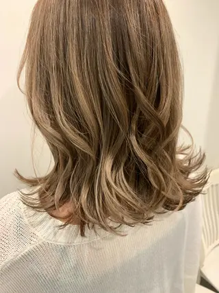 ミディアム カラー 山本 章人のヘアスタイル