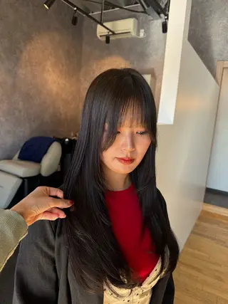 ロング カラー 似合わせカット/ レディース特化/佑月のヘアスタイル