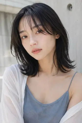 ミディアム カラー Garden 浅草蔵前のヘアスタイル
