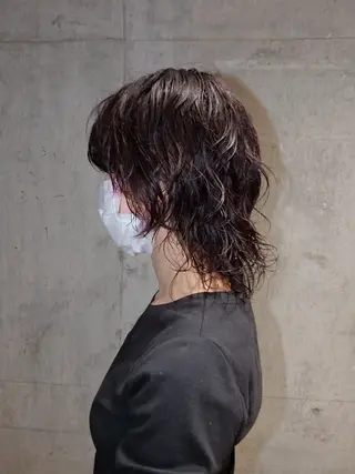 ミディアム カラー ハイトーン yuseiのヘアスタイル