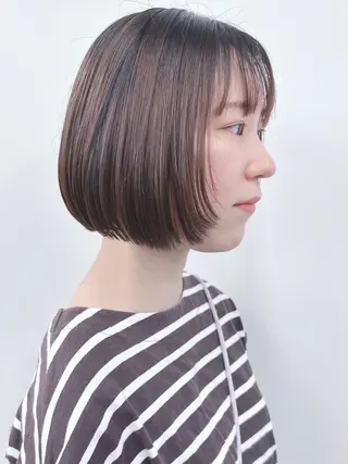ショート ボブ/ゆるふわ ボブパーマ/とういのヘアスタイル