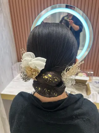セミロング Delight ヘアメイク着付けのヘアスタイル