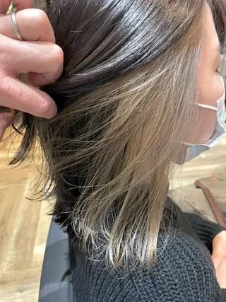 ショート カラー 大橋 拓実のヘアスタイル
