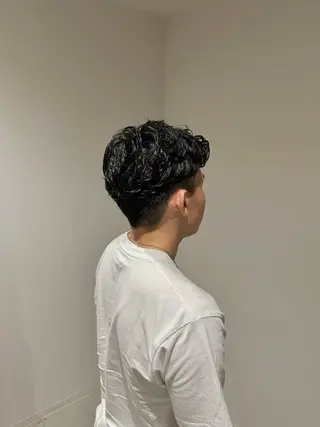 ショート パーマ メンズ 🔥メンズ特化 /パーマ&カット🌀のヘアスタイル