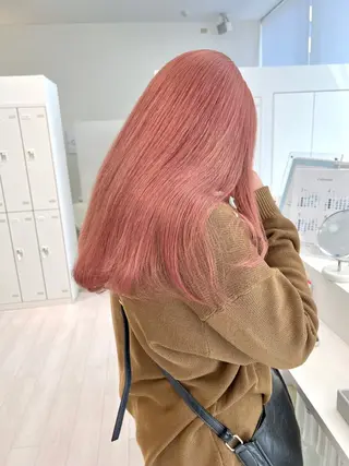 ロング カラー NANO/ ブリーチ×レイヤーのヘアスタイル