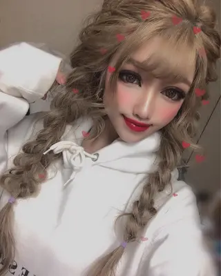 ヘアアレンジ ‎✴︎˚｡Chamo 𝐄𝐑𝐈𝐍𝐀のマツエク・マツパデザイン