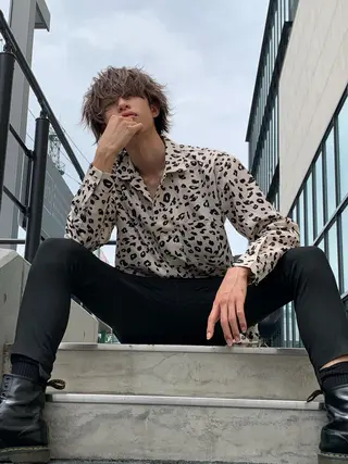 ショート カラー メンズ 🔷横浜1のパーマ 職人🔷将太郎のヘアスタイル
