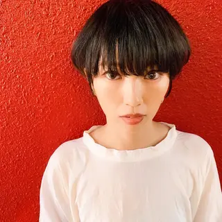 ショート カラー 中川 竜誠のヘアスタイル