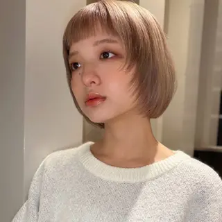 ショート レイヤーカット⭐️ 桑原 日花理のヘアスタイル