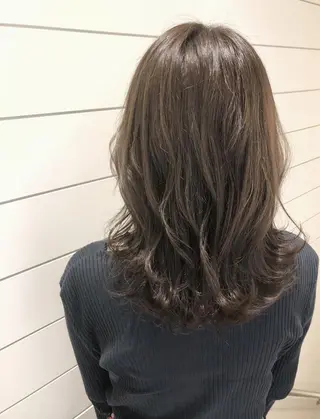 セミロング カラー 🍊新宿南口🍊 ERINAのヘアスタイル