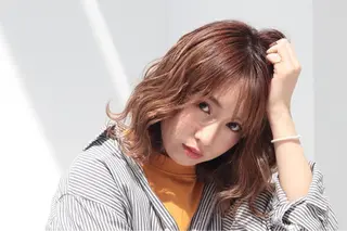 ミディアム 髪質改善 ami byAbsoのヘアスタイル