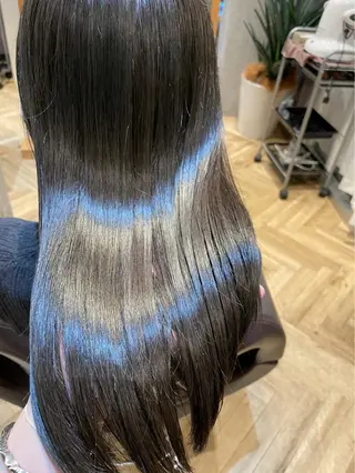 カラー 顔まわりの神様✨ 透明感カラー藤嶋秀幸のヘアスタイル
