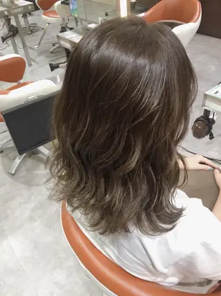 セミロング カラー 髪質改善/艶カラー /EisoAkariのヘアスタイル