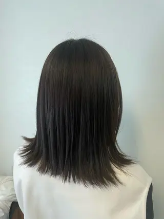 ミディアム カラー 英語ok sohee ソヒ 305号室のヘアスタイル