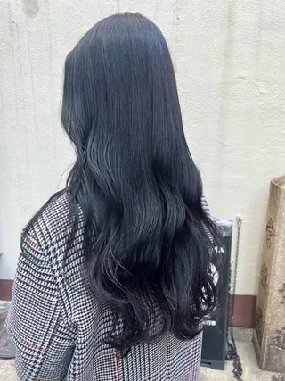 ロング スダユーヤ 💫推しカラーウルフのヘアスタイル