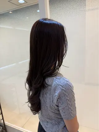ロング カラー 縮毛矯正/髪質改善/ 艶髪ササキナツミのヘアスタイル