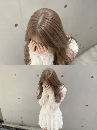 ロング カラー ズミ🦖髪質改善 レイヤー☆艶ボブのヘアスタイル
