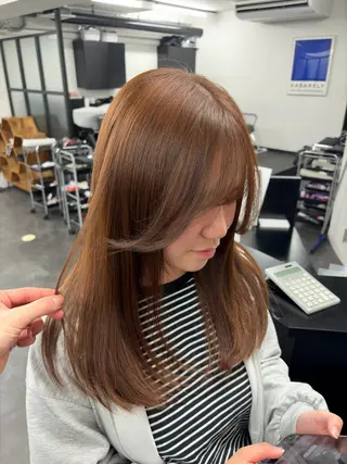 ロング カラー 韓国風/ブリーチ/ 透明感🫧ケイタのヘアスタイル
