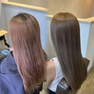 ロング カラー ☁️艶カラー☁️田邉 栞璃のヘアスタイル