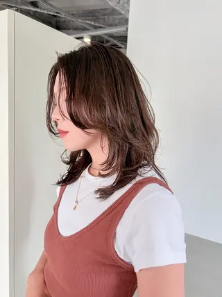 ミディアム カラー Takuma Suzuki中目黒のヘアスタイル