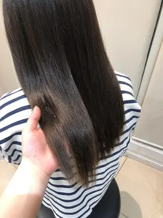ロング カラー 韓国ヘアメイク🎀/ 縮毛矯正✨山本媛香のヘアスタイル