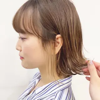 ミディアム カラー パーマ ヘアアレンジ ✨艶髪✨ 奈須晴香のヘアスタイル
